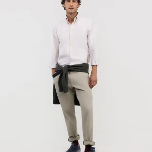 Camisa Raya Butcher Oxford Amarillo
