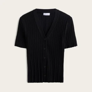 Top Cuello V Manga Corta